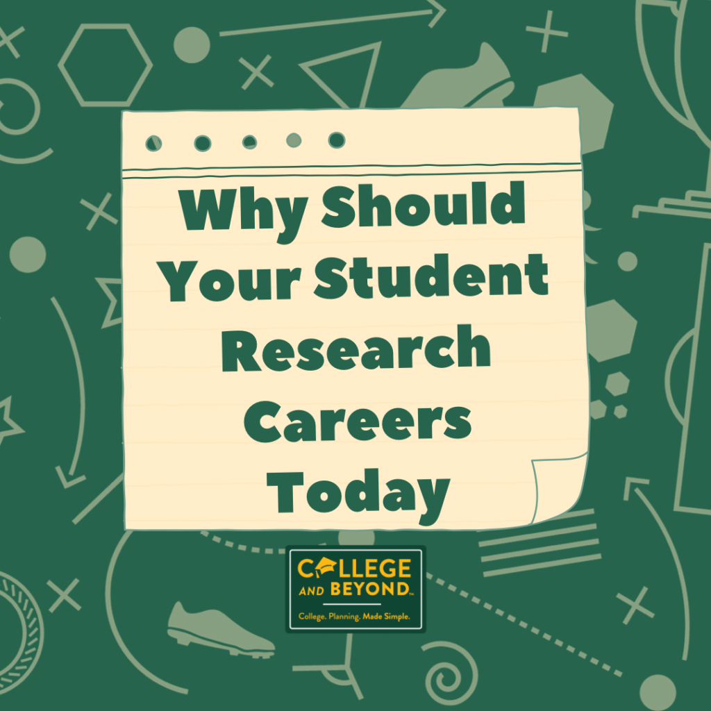 Why should your student research careers today