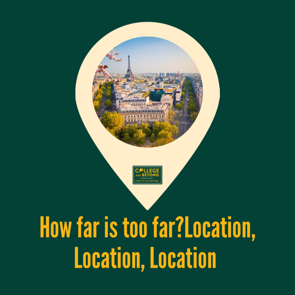 How far is too far? Location, Location, Location