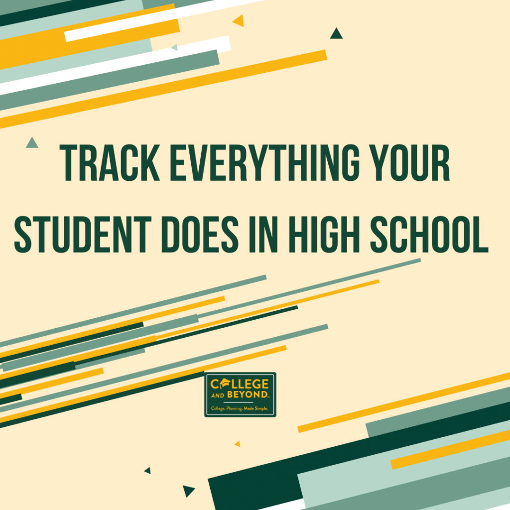 Track everything your student does in high school