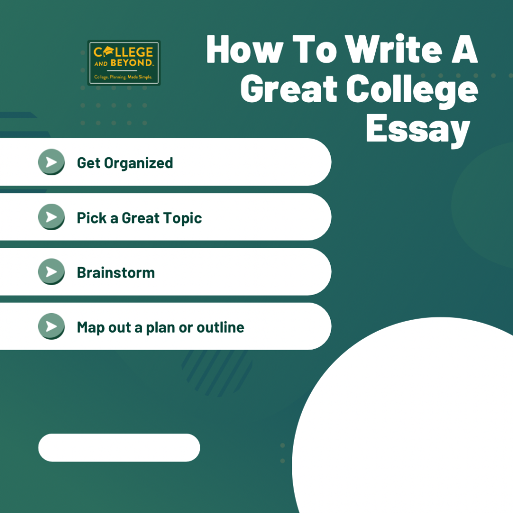 How to Write a Great College Essay