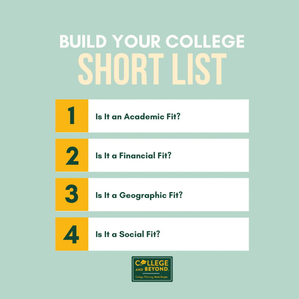 Build Your College Short List