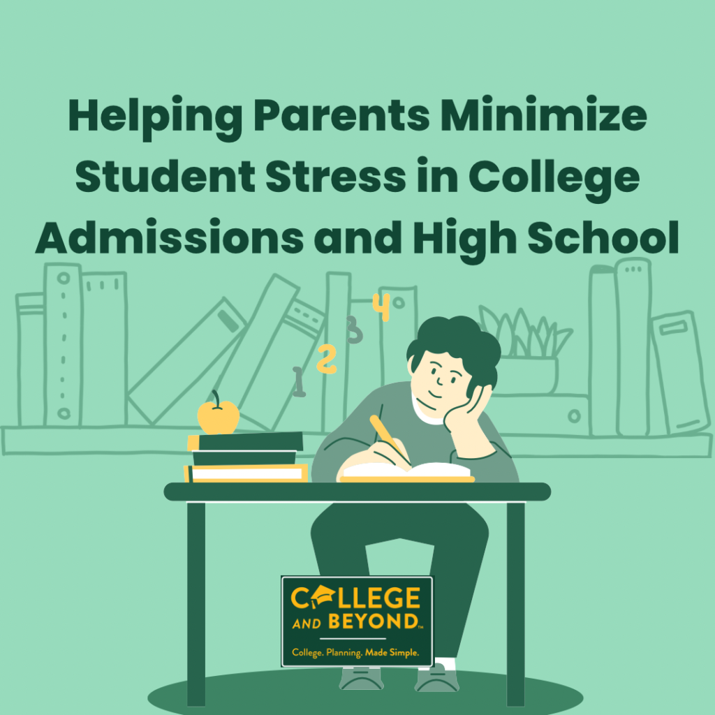 helping parents minimize student stress