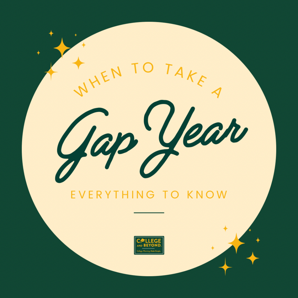 when to take a gap year.