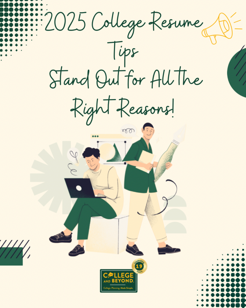 2025 College Resume Tips