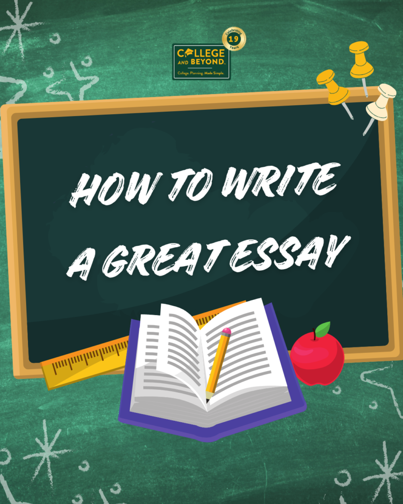 how to write a great essay
