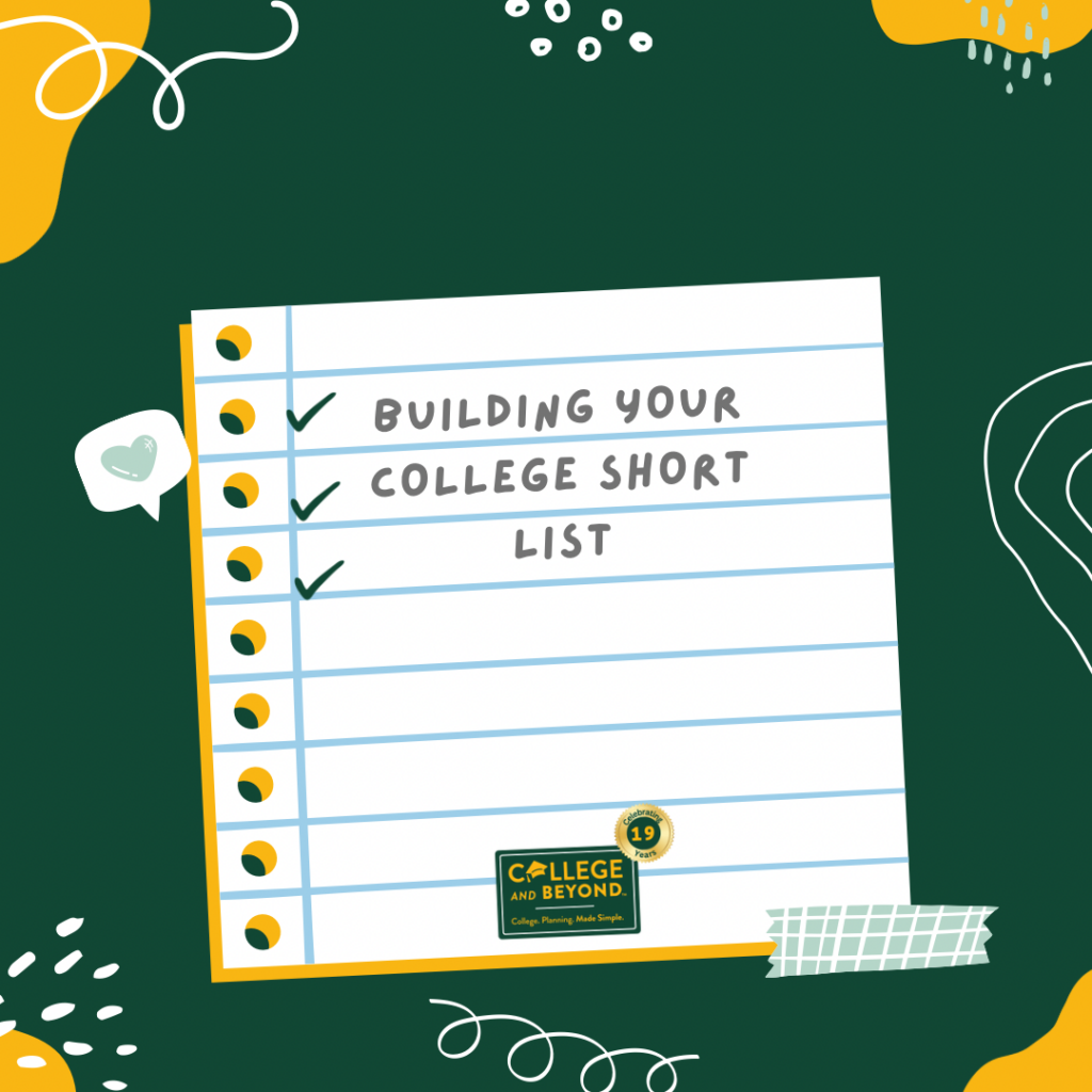 Building Your College Short List