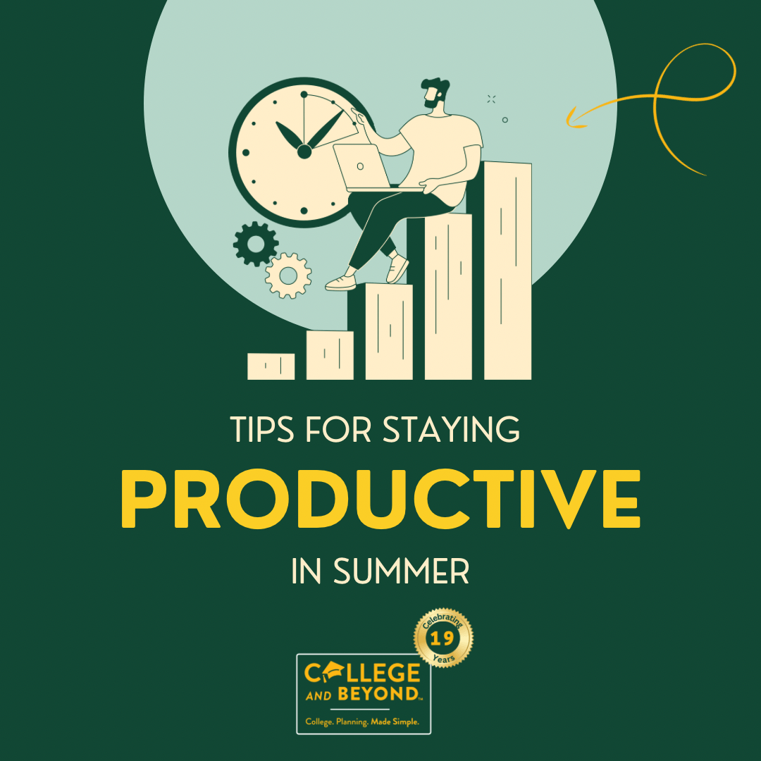 tips for staying productive in summer