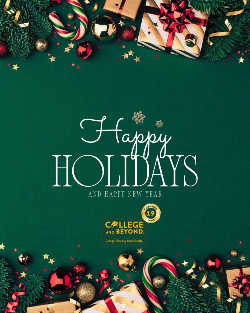 Happy Holidays from College and Beyond LLC