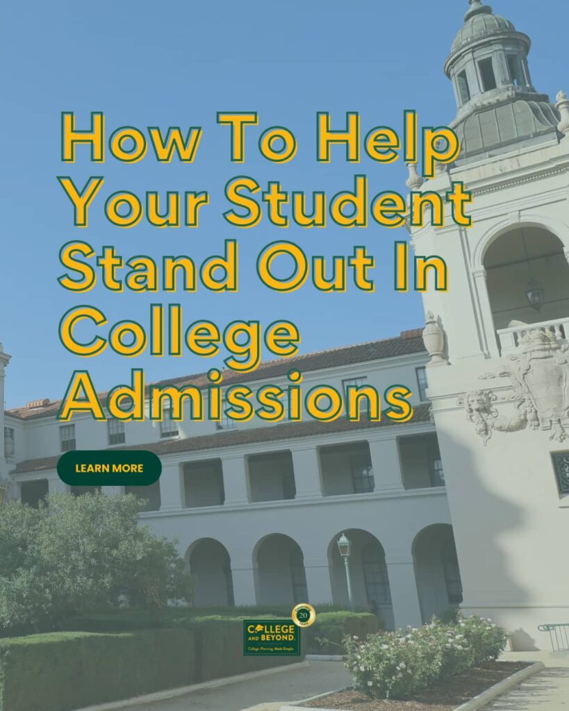 How To Help Your Student Stand Out In College Applications