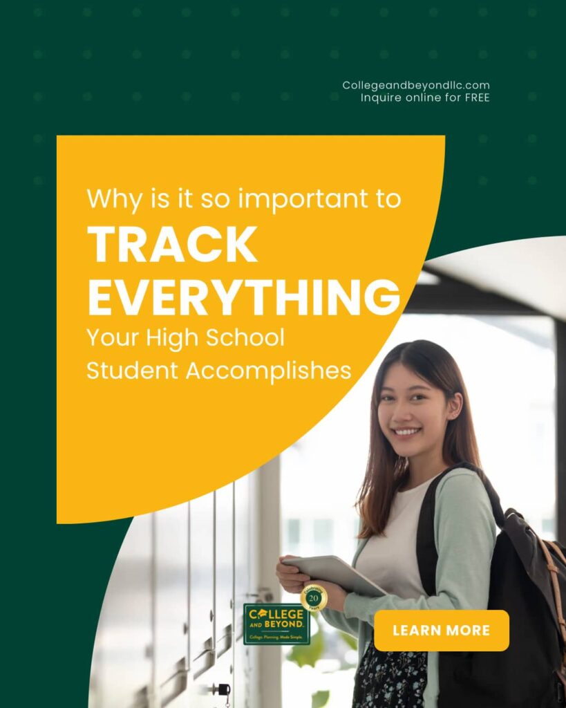 Tracking Everything Your Student Does In High School Can Pay Off… Here’s Why