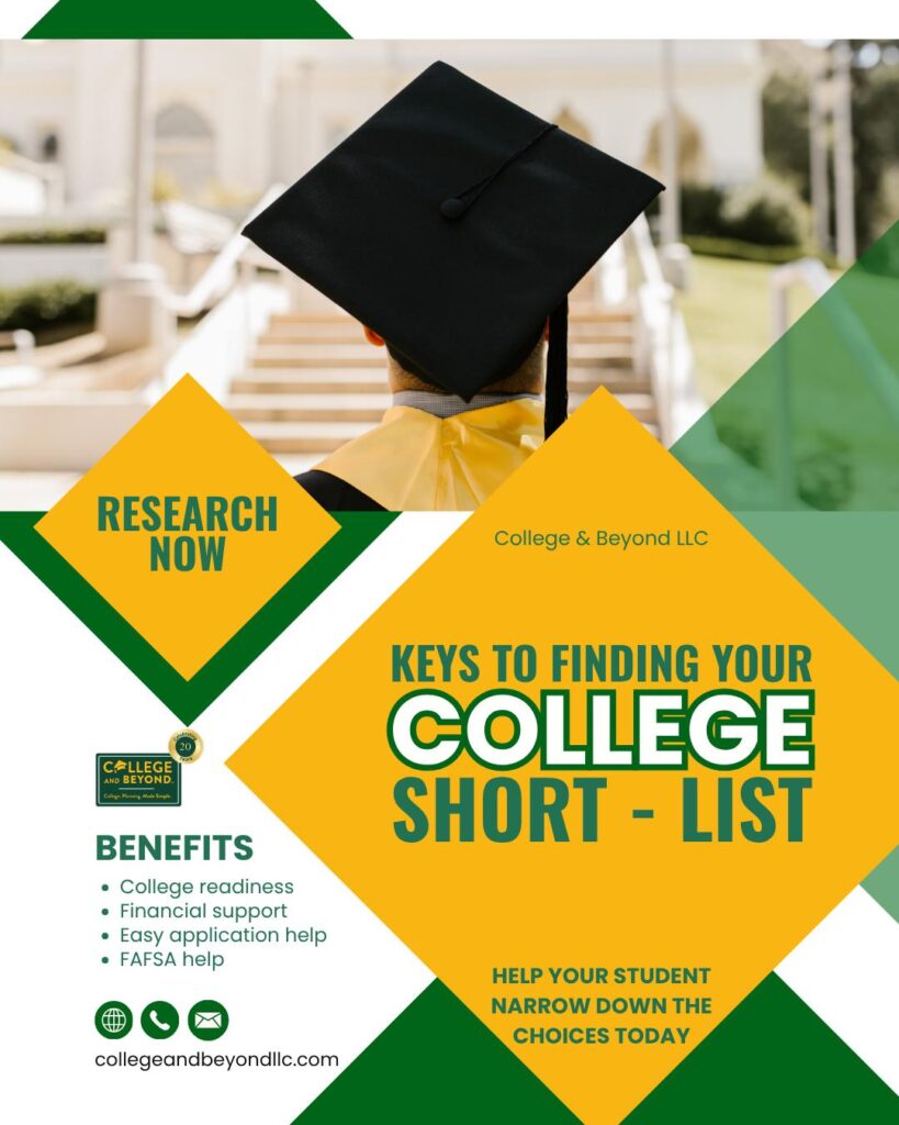 Key Strategies To Building Your Students College Short List