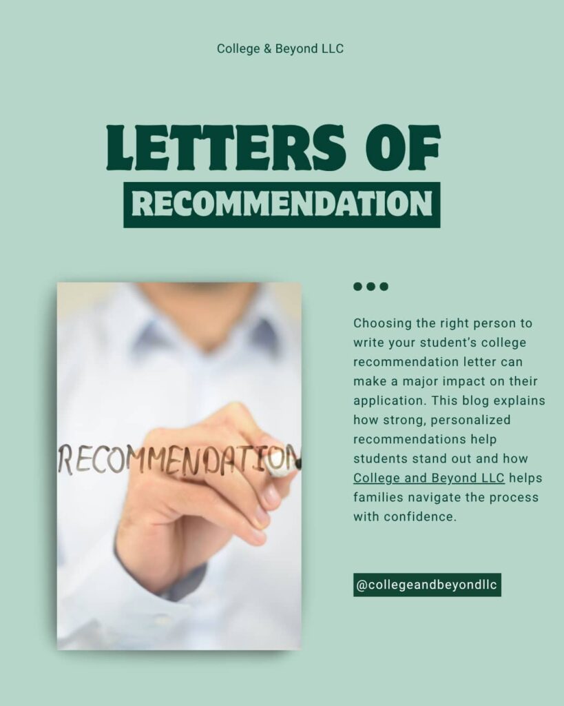 The Right Recommendation Letter Can Make All the Difference